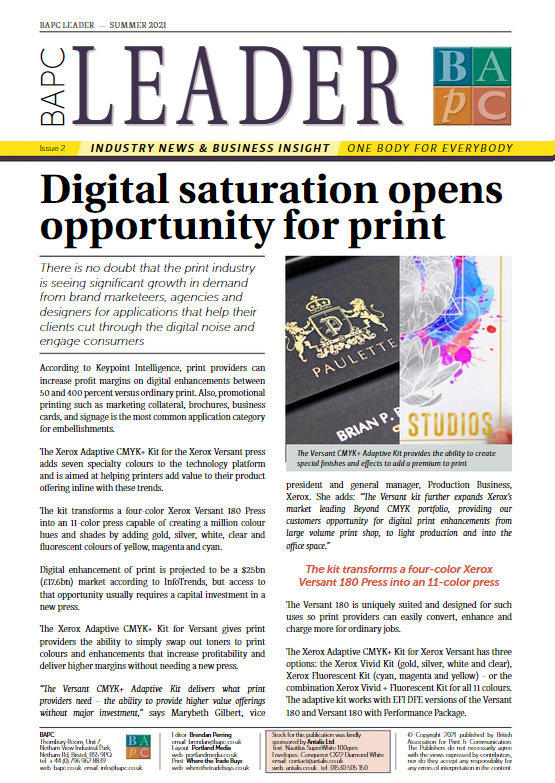 BAPC Leader Newsletter - Summer 2021